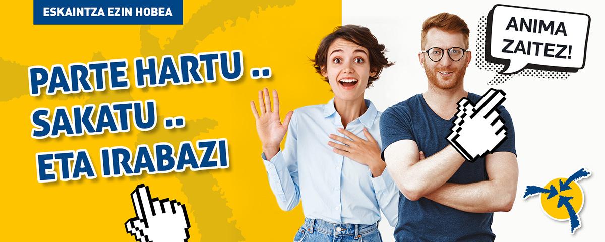 PARTE HARTU.., SAKATU.. ETA IRABAZI