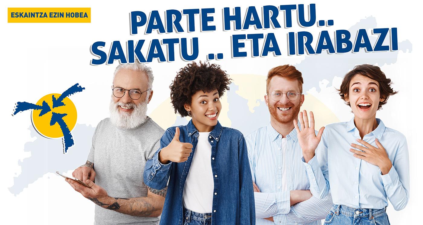 PARTE HARTU.., SAKATU.. ETA IRABAZI